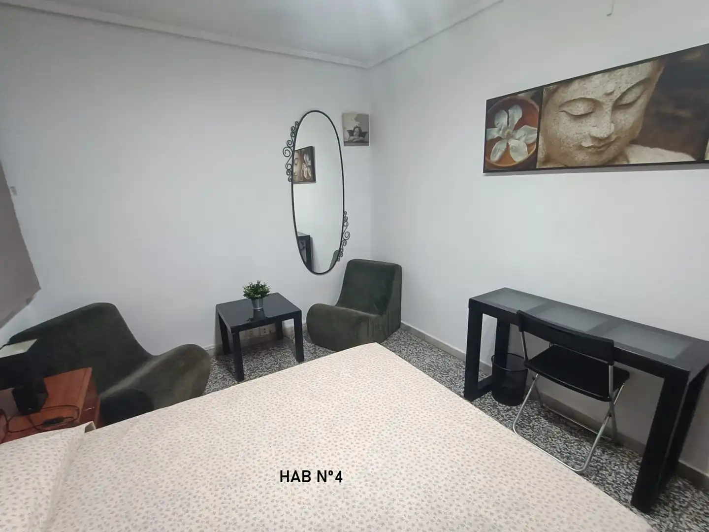 Bedroom of Flat for rent in Valencia  with Furnished, Oven and Washing machine