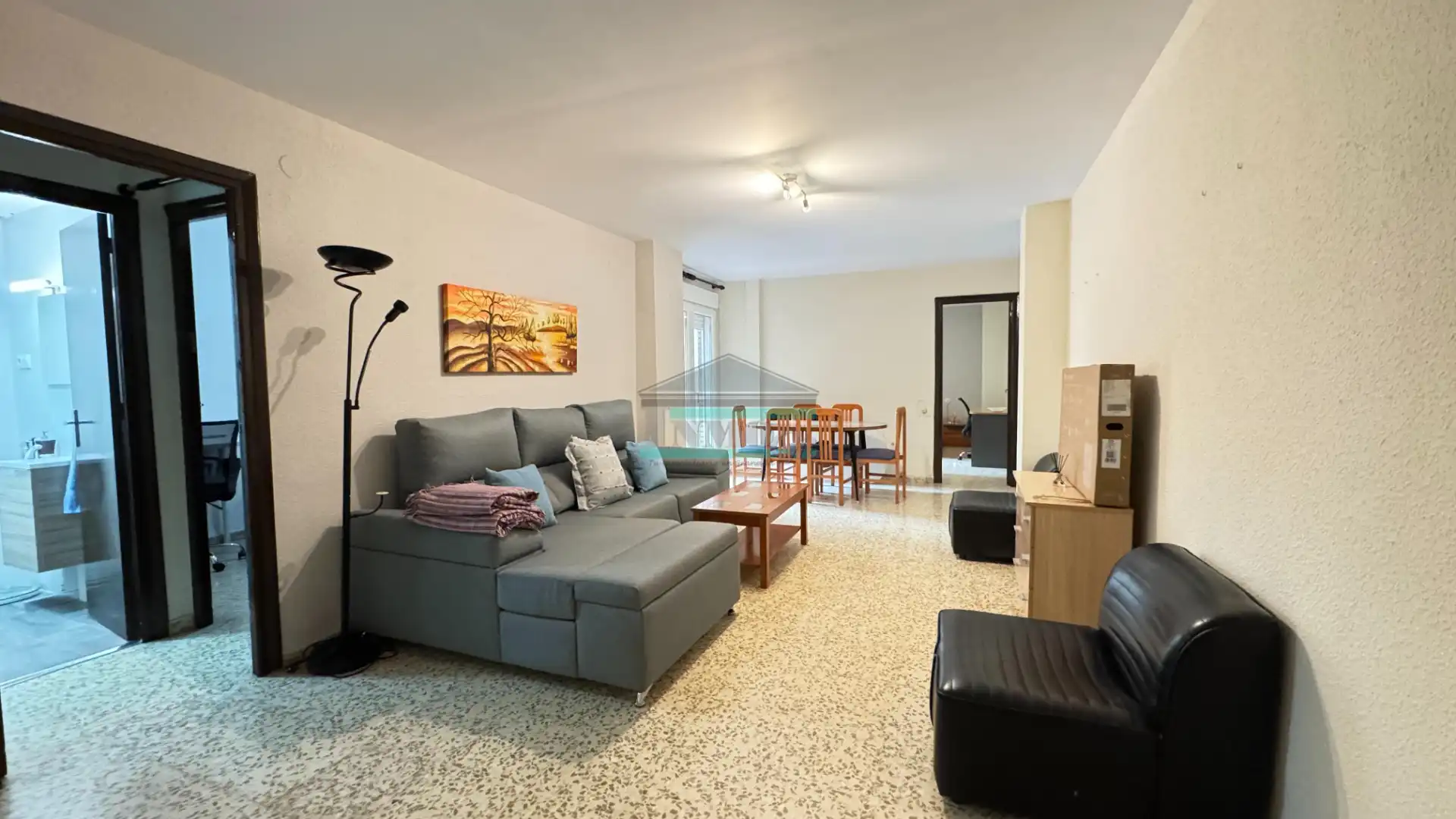 Living room of Flat for share in Granada  with Heating, Furnished and Oven