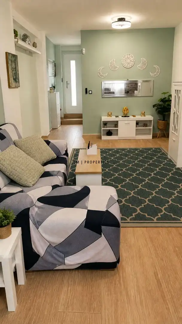 Sala de estar de Casa o chalet de alquiler en Chiva con Aire acondicionado, Calefacción y Terraza