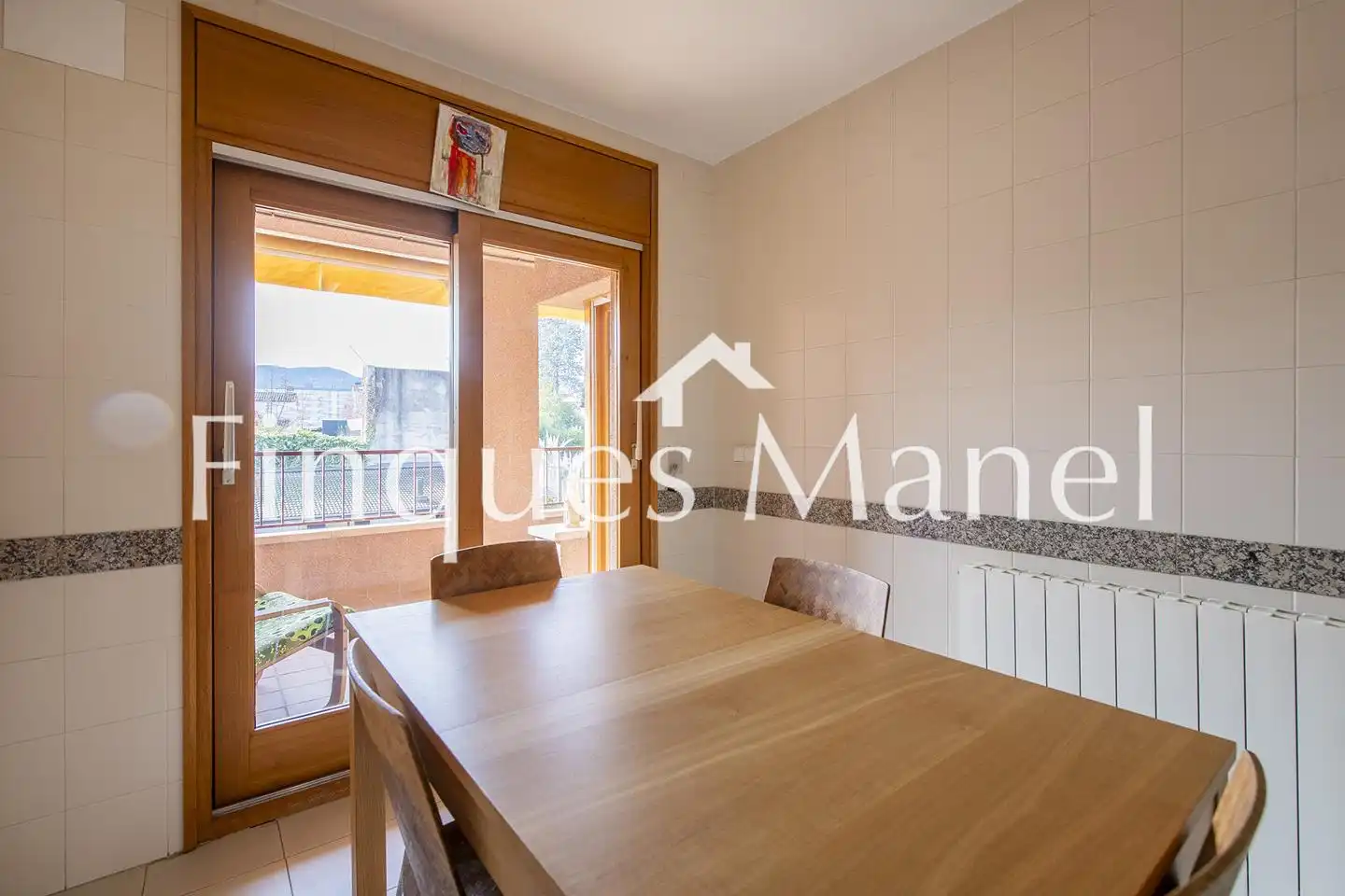 Esszimmer von Wohnung zum Verkauf in Banyoles mit Klimaanlage und Terrasse