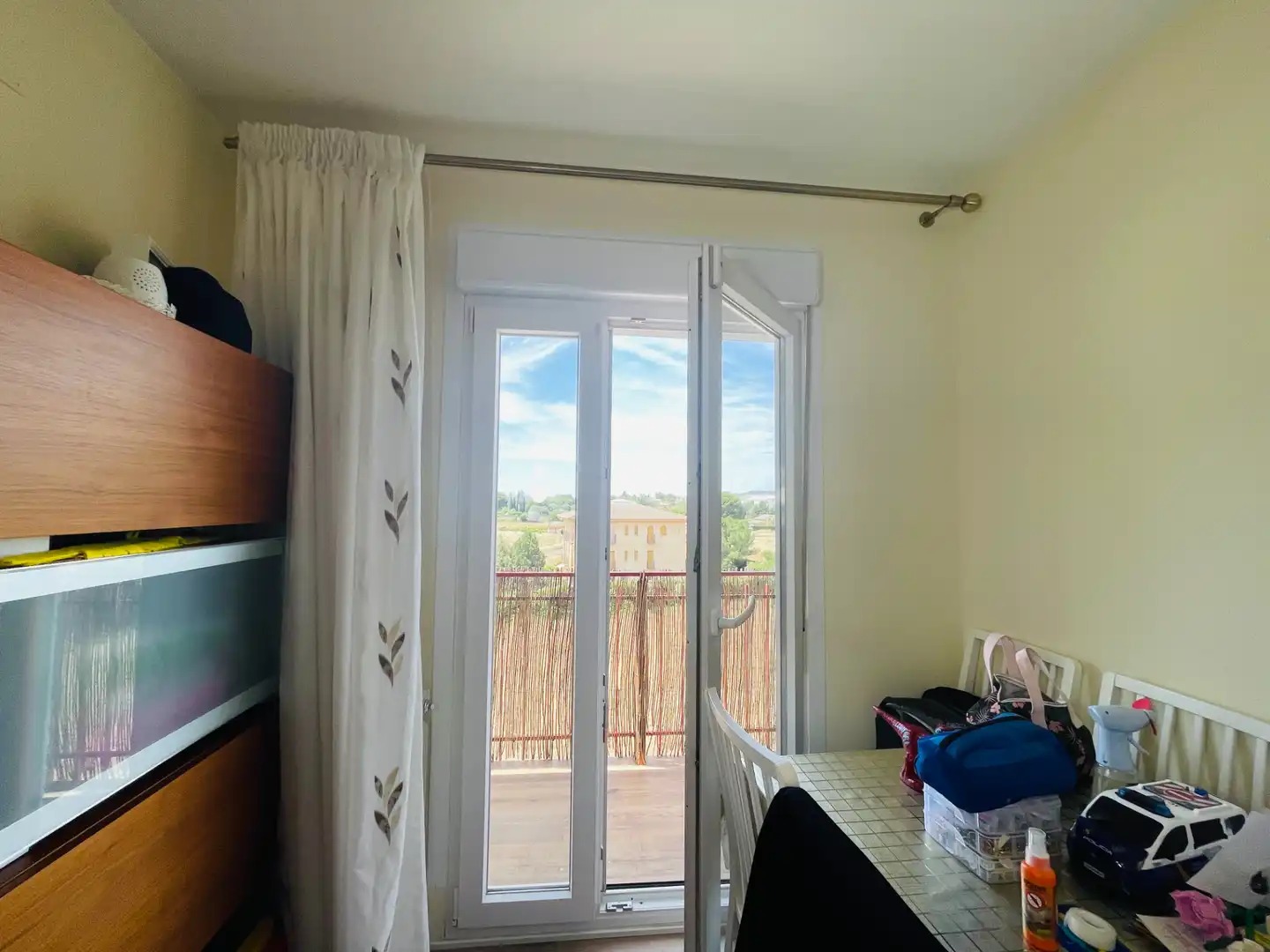 Balcony of Flat for sale in Cadrete  with Air Conditioner, Heating and Private garden