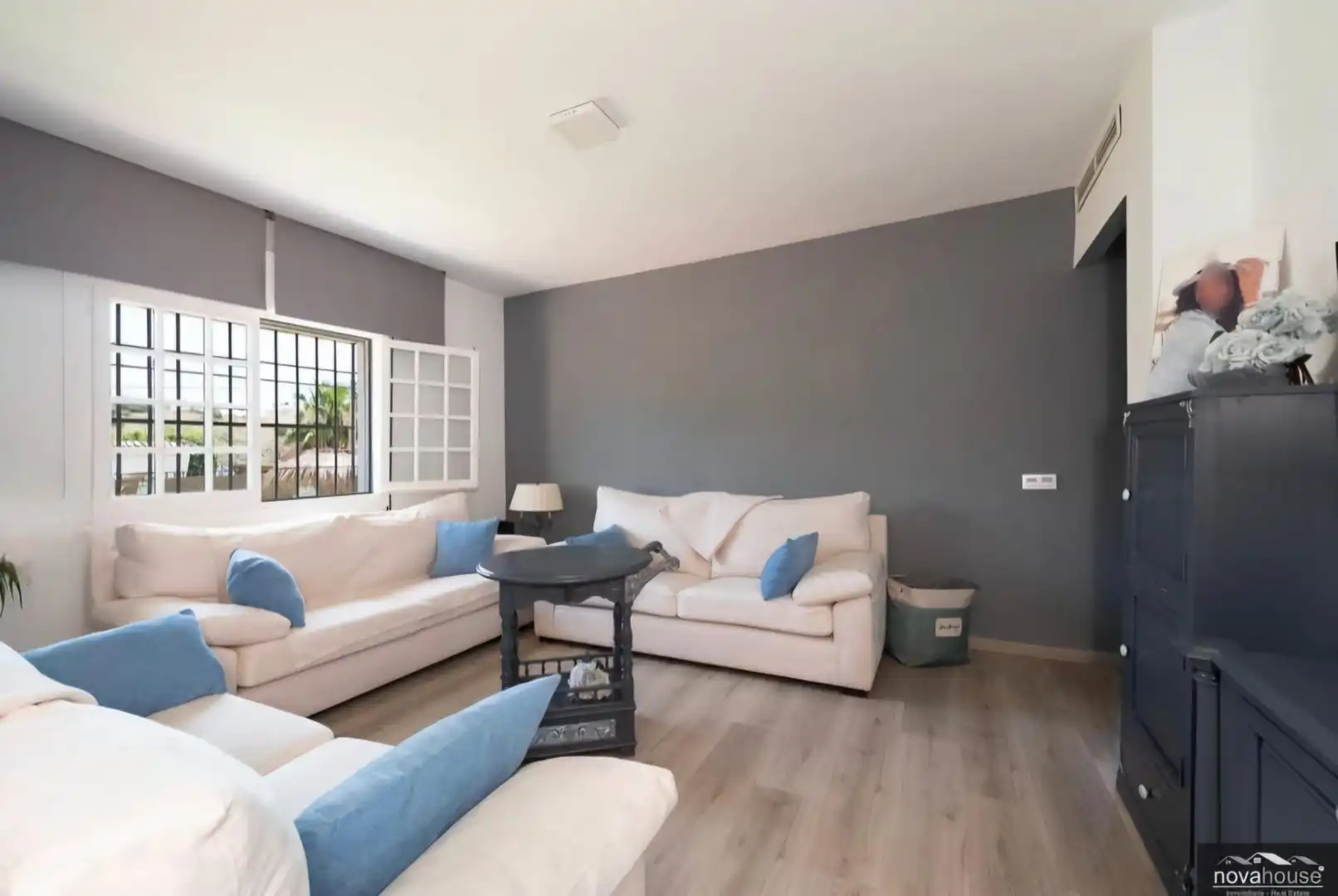 Sala de estar de Casa o chalet en venta en Rincón de la Victoria con Aire acondicionado, Jardín privado y Terraza