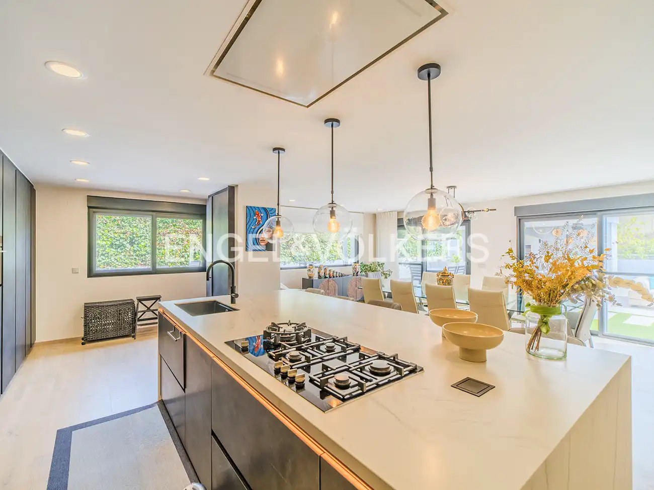 Cocina de Casa o chalet en venta en Mutxamel con Aire acondicionado, Calefacción y Jardín privado