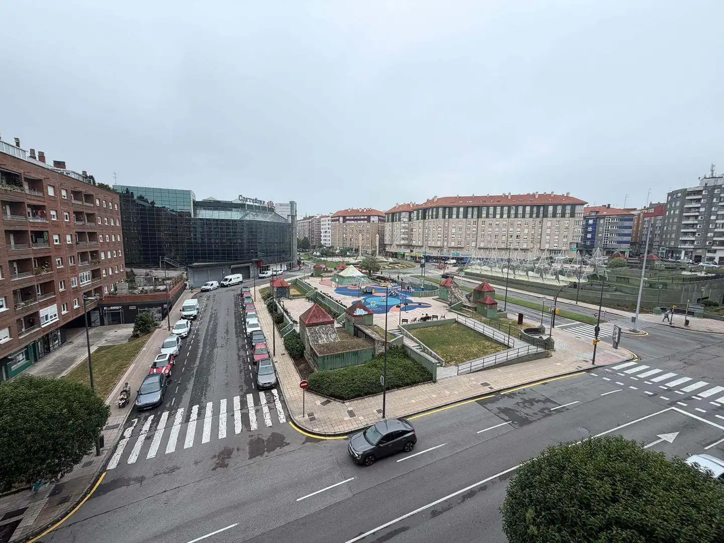 Vista exterior de Piso en venta en Gijón  con Calefacción, Parquet y Terraza
