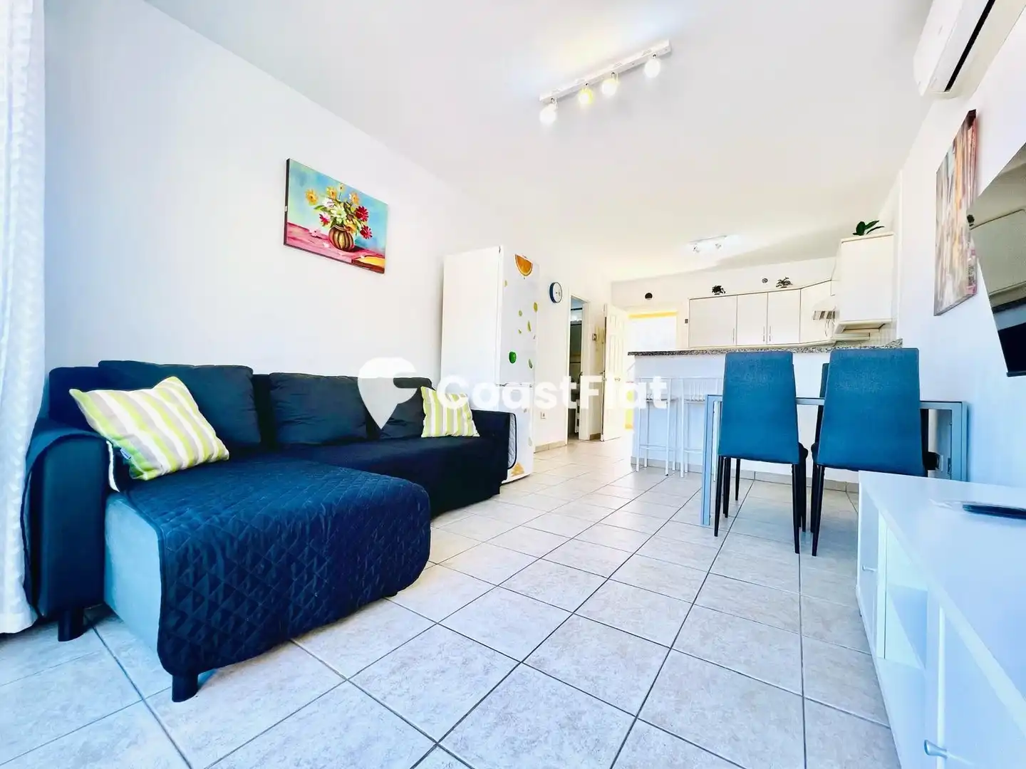 Sala de estar de Apartamento en venta en Santiago del Teide con Aire acondicionado, Calefacción y Terraza