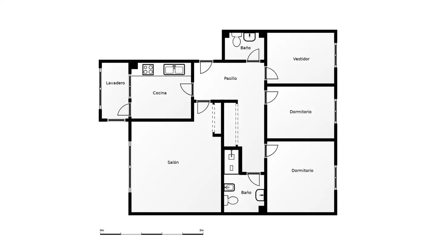 Wohnung zum Verkauf in Madrid mit Klimaanlage, Heizung und Parkett