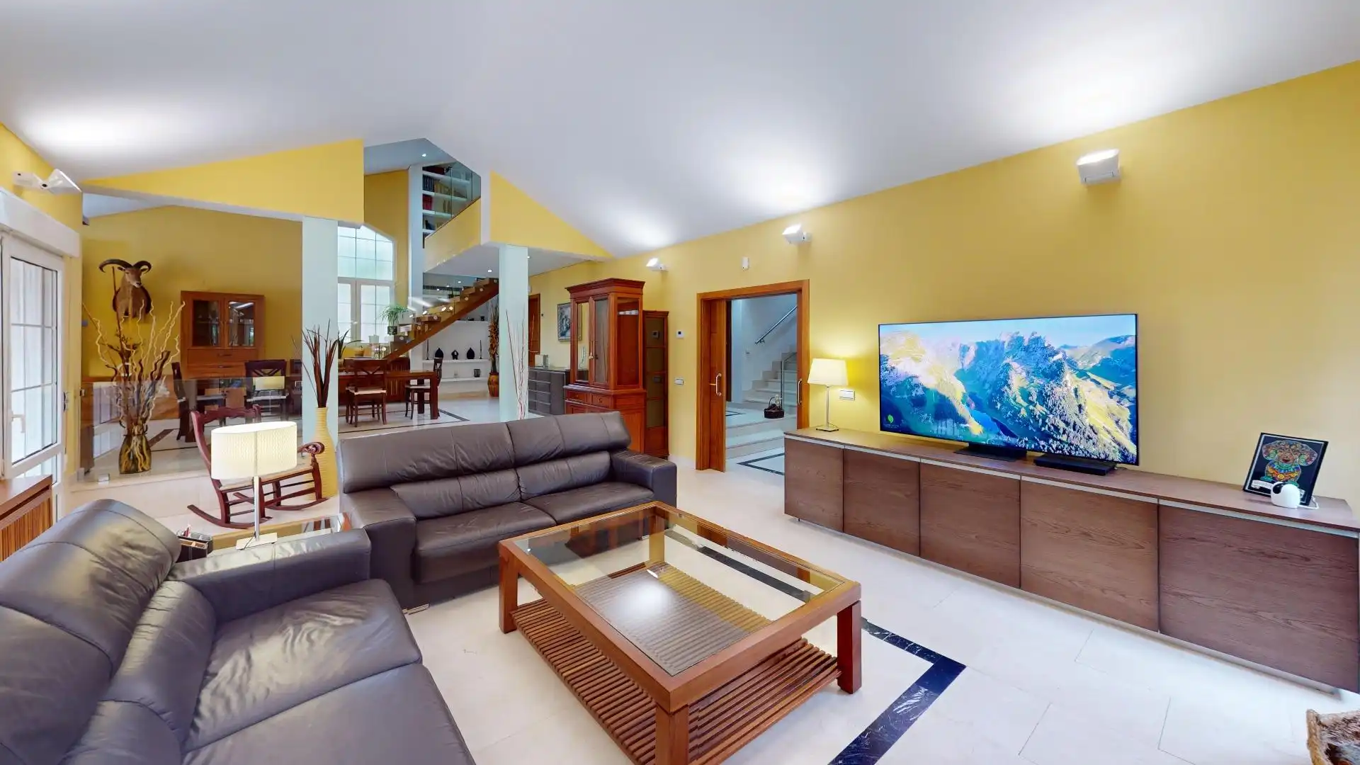 Sala de estar de Casa o chalet en venta en Pedrezuela con Calefacción, Jardín privado y Terraza
