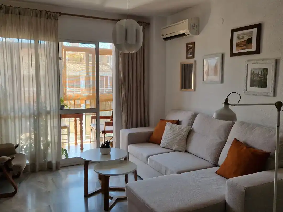 Living room of Flat for sale in Benalmádena  with Air Conditioner and Swimming Pool