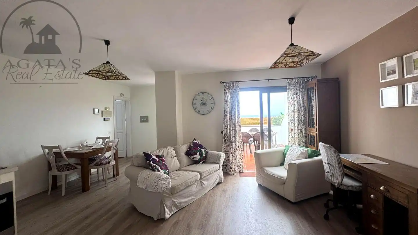 Sala de estar de Piso de alquiler en Garachico con Terraza y Amueblado