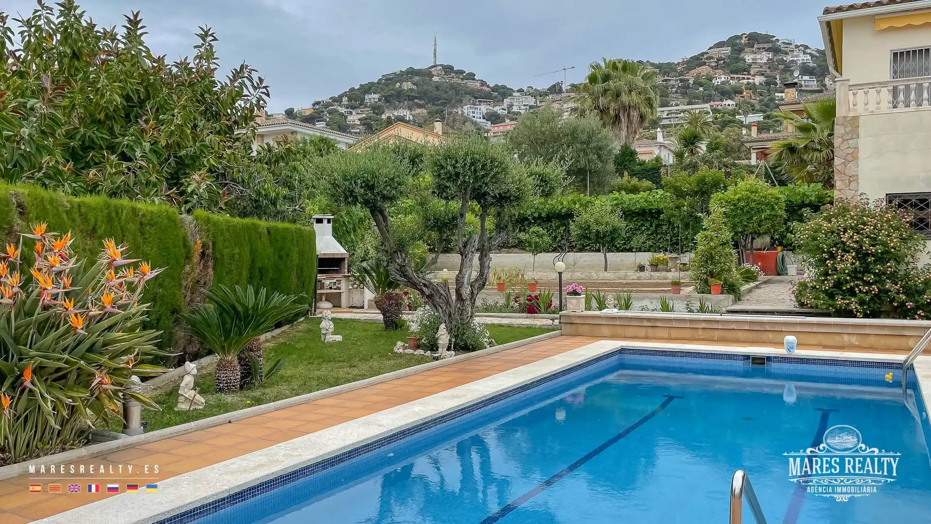 Piscina de Casa o xalet en venda en Lloret de Mar amb Calefacció, Jardí privat i Terrassa
