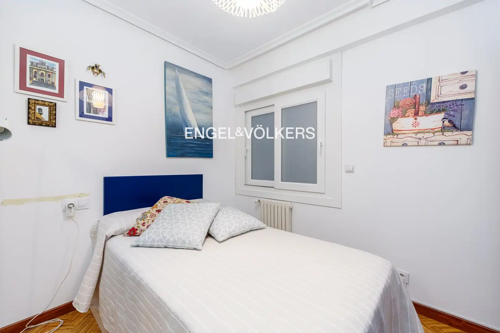 Bedroom of Flat for sale in Baiona  with Heating, Parquet flooring and Terrace