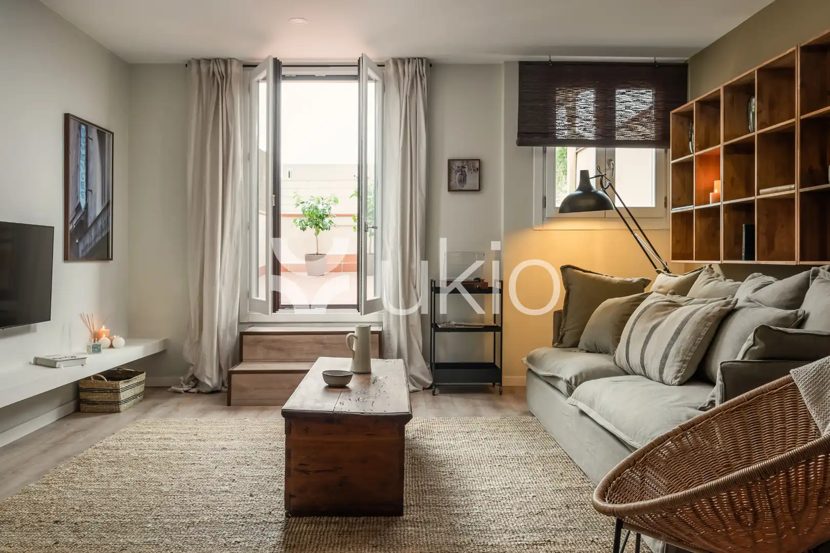 Sala de estar de Apartamento de alquiler en Eixample