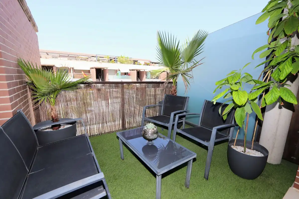Terrace of Apartments for sale in San Javier  with Air Conditioner and Community pool