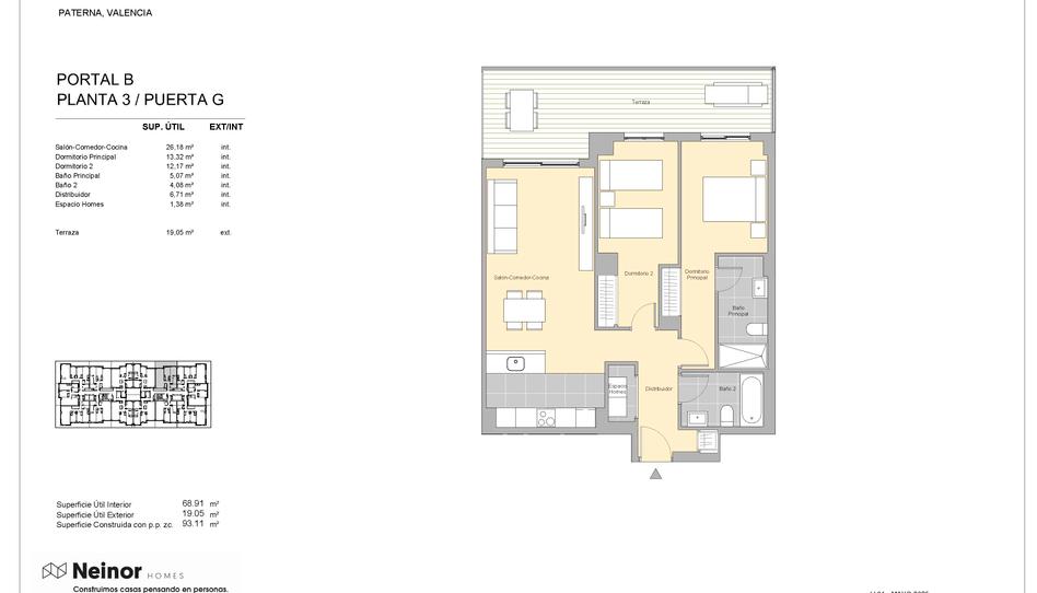 Photo 1 from new construction home in Flat for sale in   Calle Carrasca, 1, Parc Central, Valencia