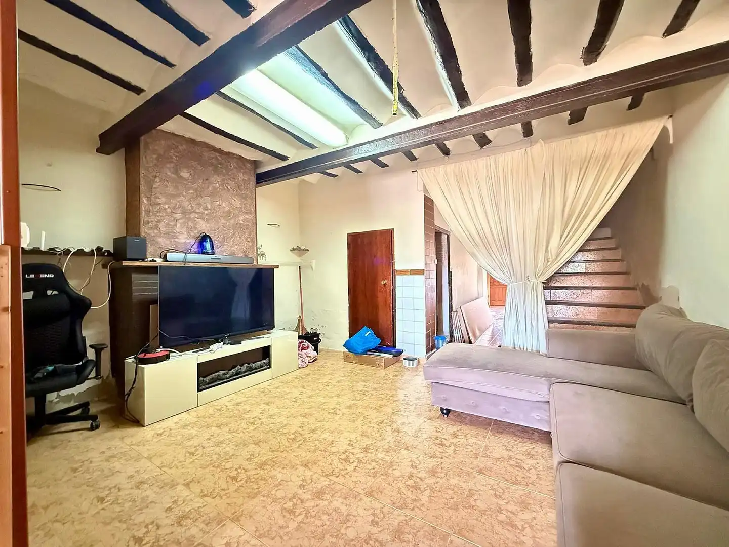Sala de estar de Dúplex en venta en El Pinós / Pinoso con Terraza