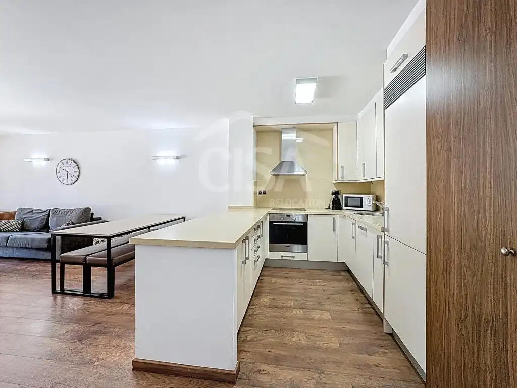 Cocina de Piso de alquiler en Canillo con Calefacción, Amueblado y Horno