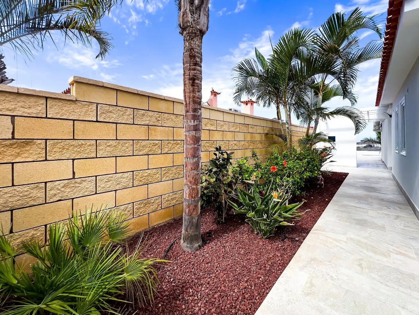Vista exterior de Casa o xalet en venda en Adeje amb Aire condicionat, Jardí privat i Traster