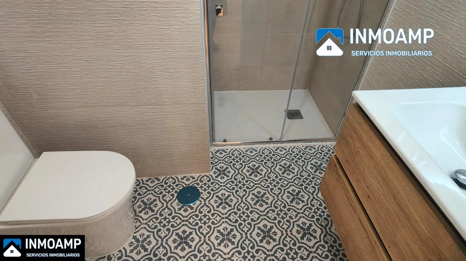 Badezimmer von Wohnung zum Verkauf in Getafe mit Klimaanlage, Heizung und Möbliert