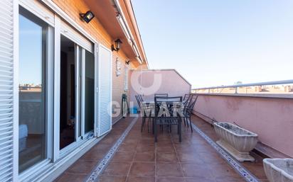 Terrace of Attic for sale in  Madrid Capital  with Air Conditioner, Terrace and Swimming Pool