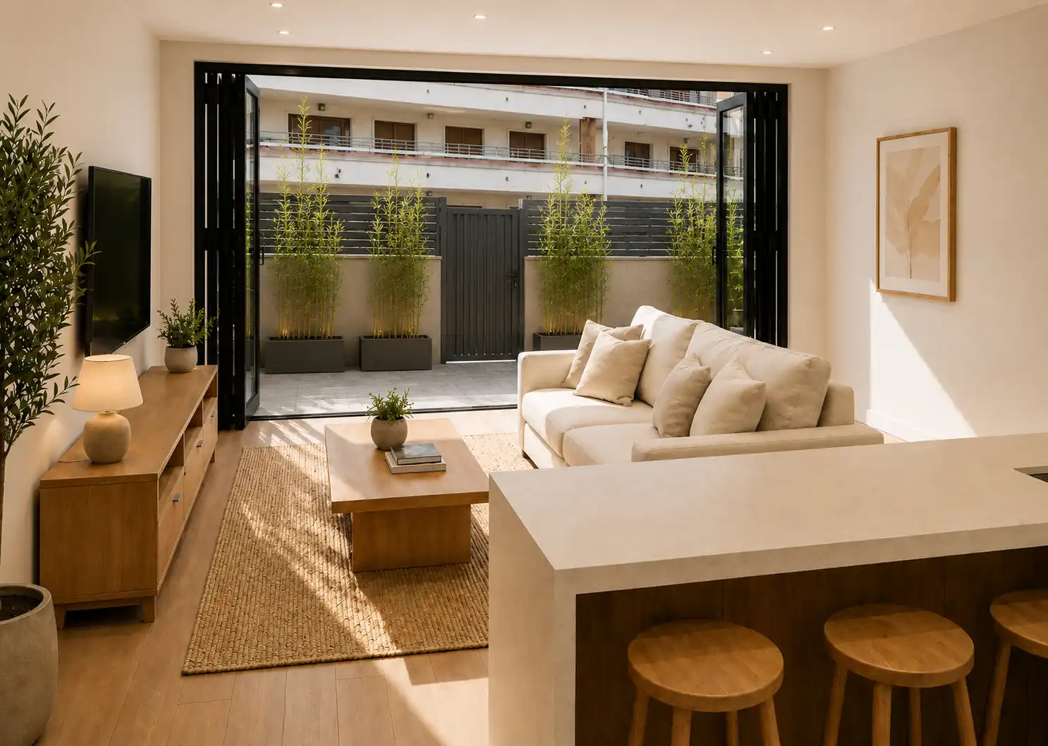 Terraza de Apartamento en venta en Sanxenxo con Aire acondicionado, Calefacción y Terraza