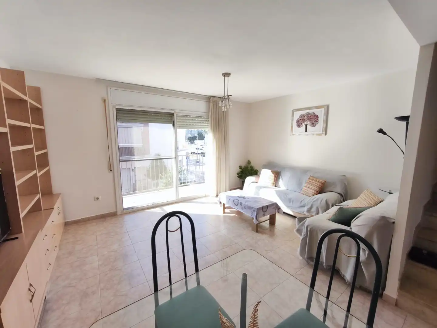 Sala d'estar de Casa adosada en venda en Cambrils amb Aire condicionat, Calefacció i Jardí privat