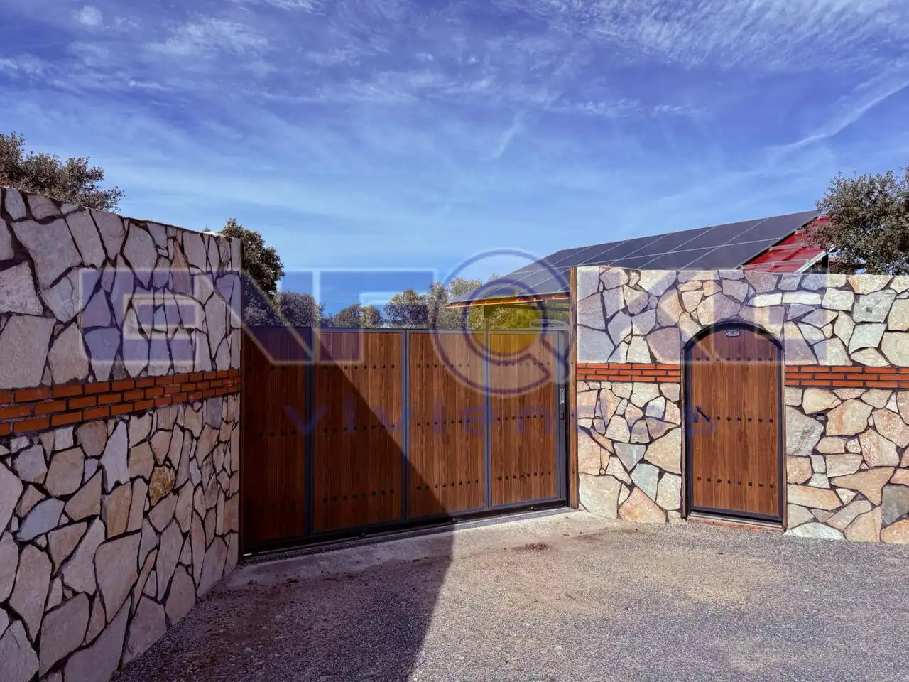 Vista exterior de Casa o xalet en venda en Maello amb Aire condicionat, Calefacció i Jardí privat