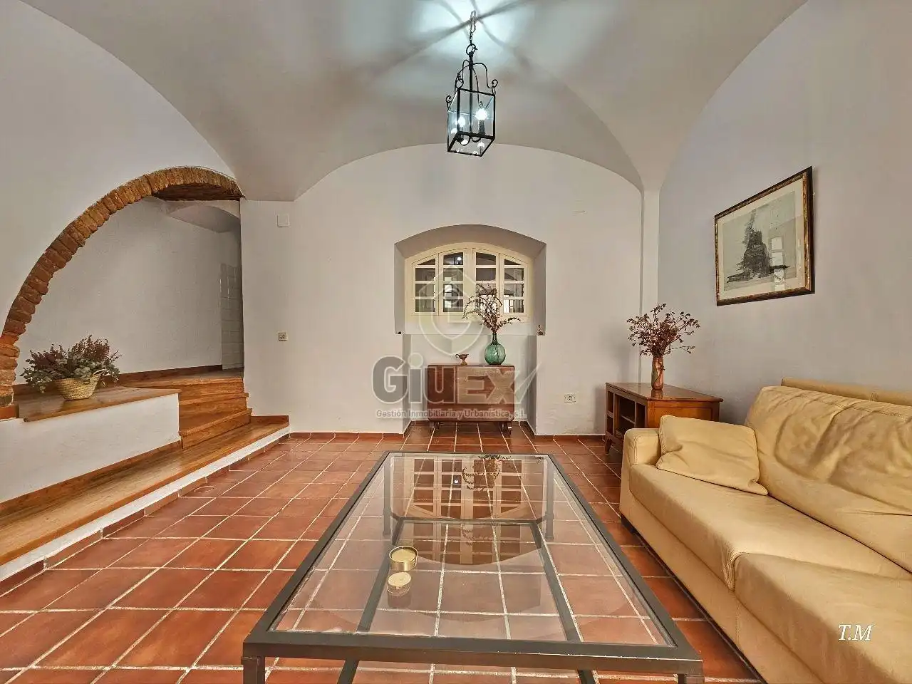 Sala de estar de Casa o chalet de alquiler en Cáceres con Calefacción, Terraza y Amueblado