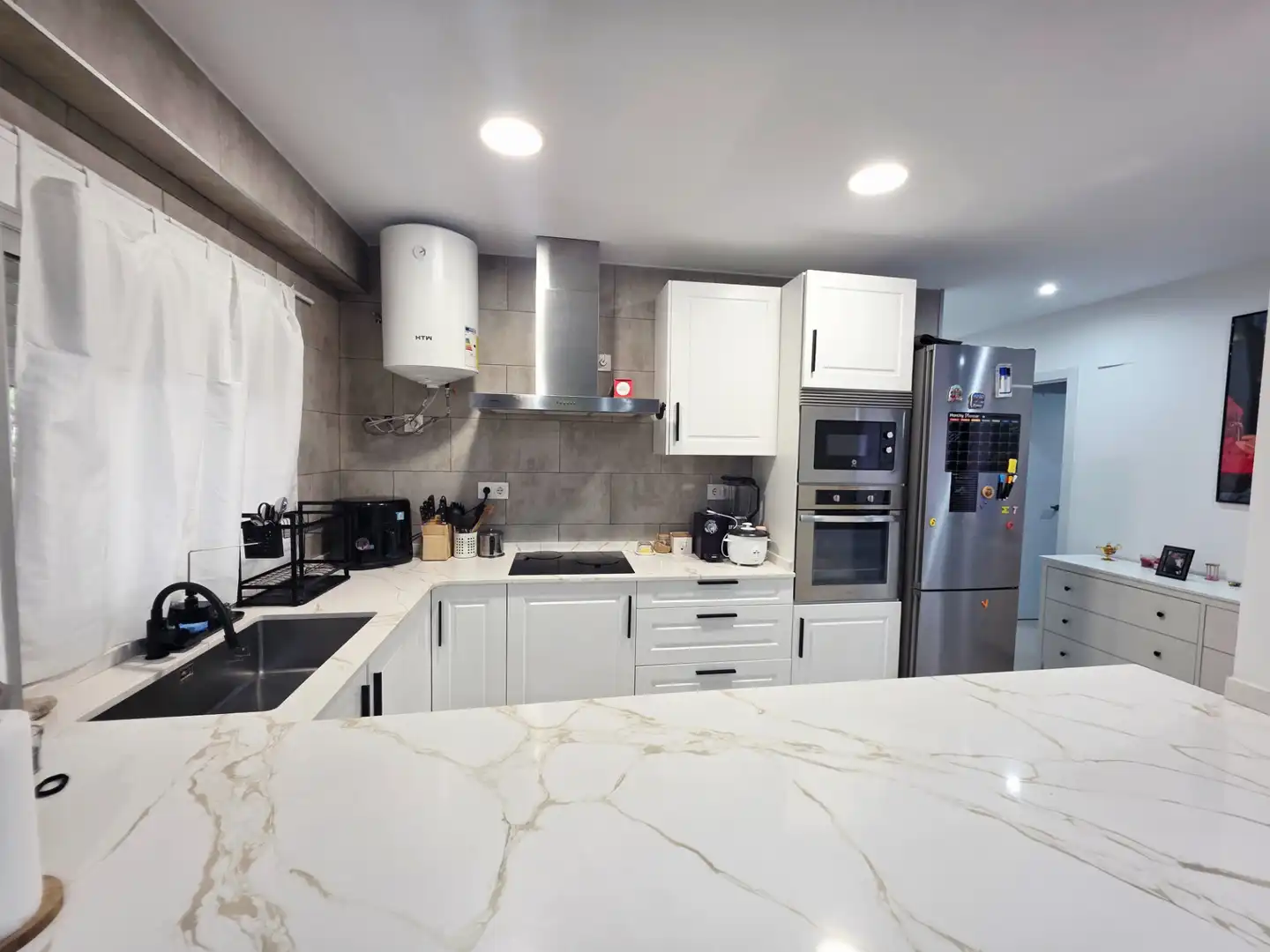 Kitchen of Ground floor for sale in Sabadell  with Furnished, Oven and Washing machine