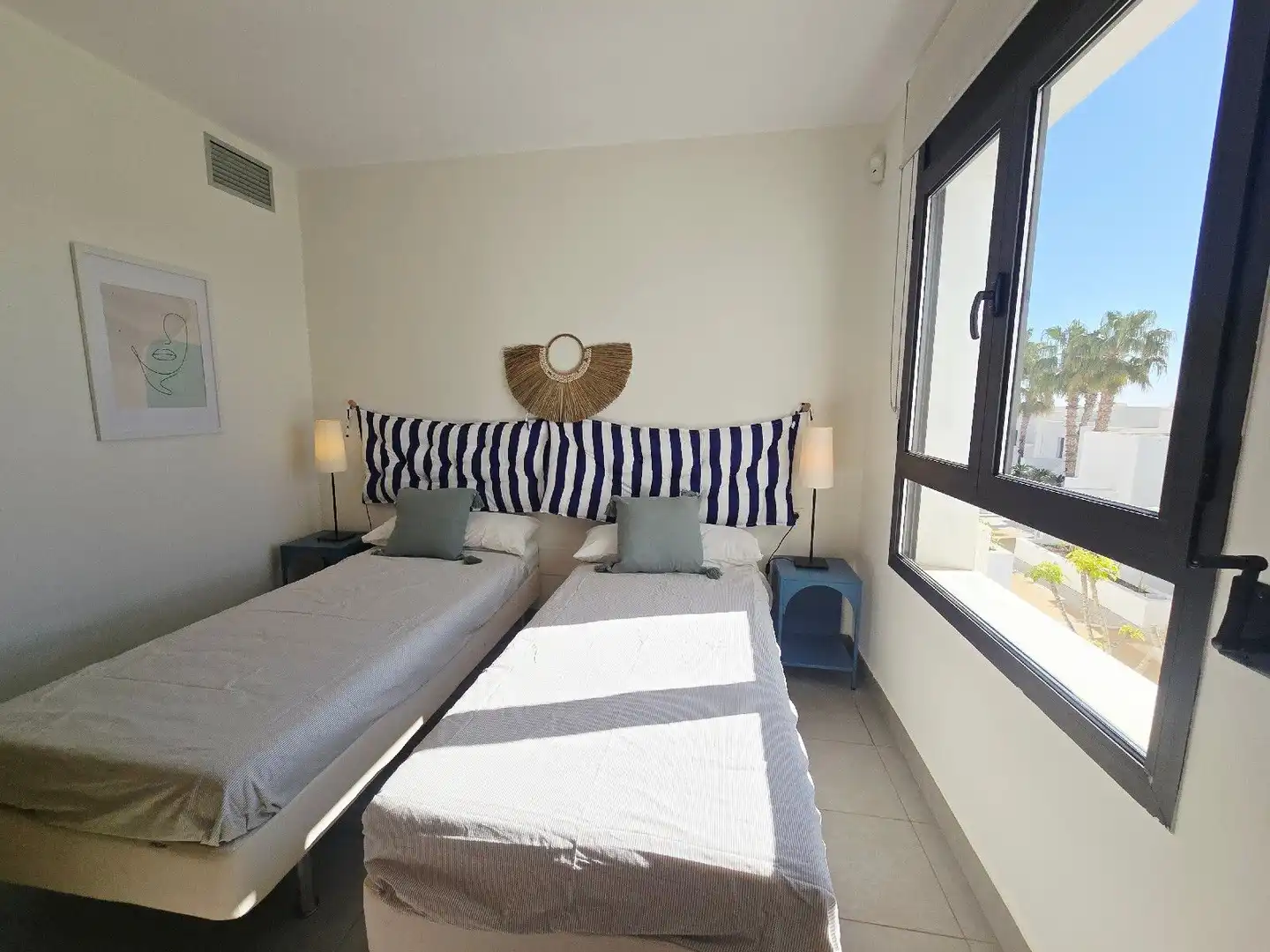 Schlafzimmer von Wohnung zum Verkauf in Mojácar mit Klimaanlage, Terrasse und Schwimmbad