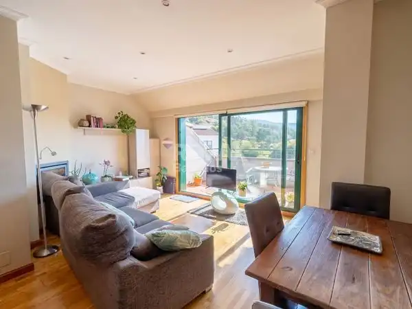 Living room of Flat for sale in As Neves    with Heating, Terrace and Storage room