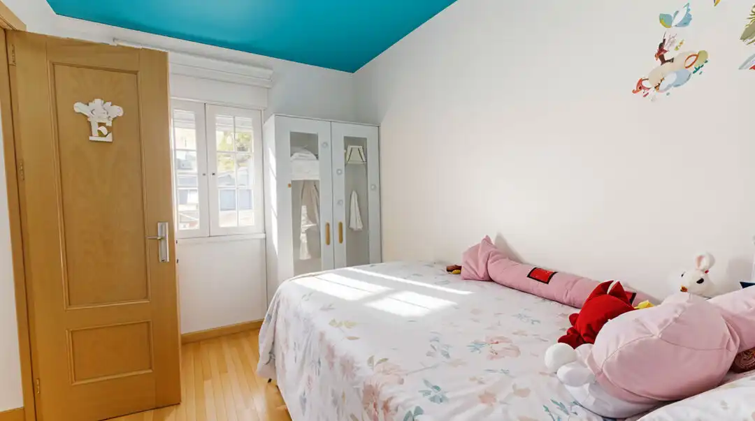 Schlafzimmer von Wohnung zum Verkauf in Madrid mit Klimaanlage, Heizung und Terrasse