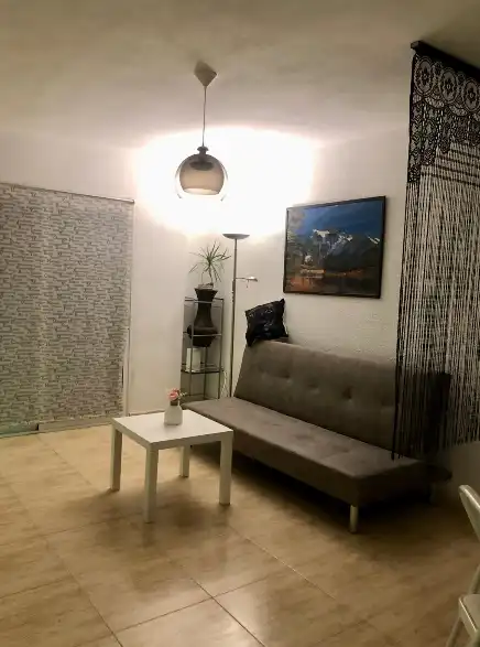 Sala de estar de Piso de alquiler en Valencia con Aire acondicionado, Amueblado y Horno