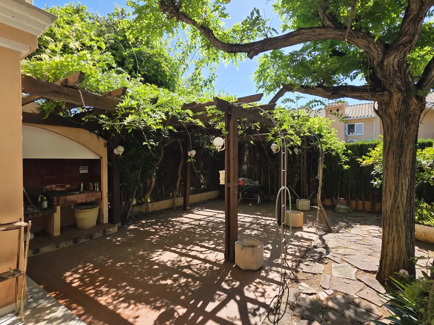 Terrassa de Casa adosada en venda en Benicasim / Benicàssim amb Calefacció, Jardí privat i Terrassa