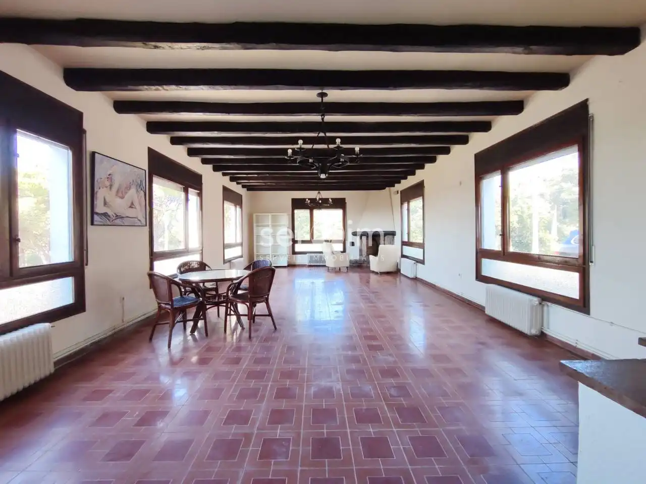 Sala d'estar de Finca rústica en venda en Quart