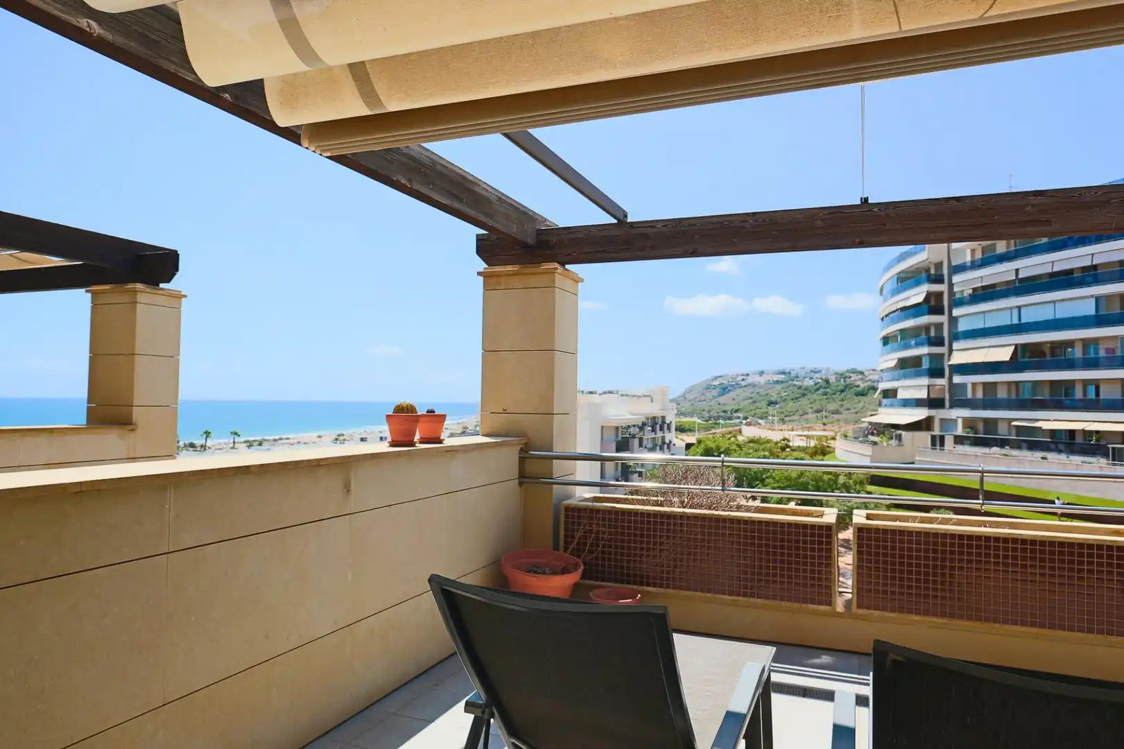 Terrassa de Apartament de lloguer en Elche / Elx amb Aire condicionat, Calefacció i Terrassa