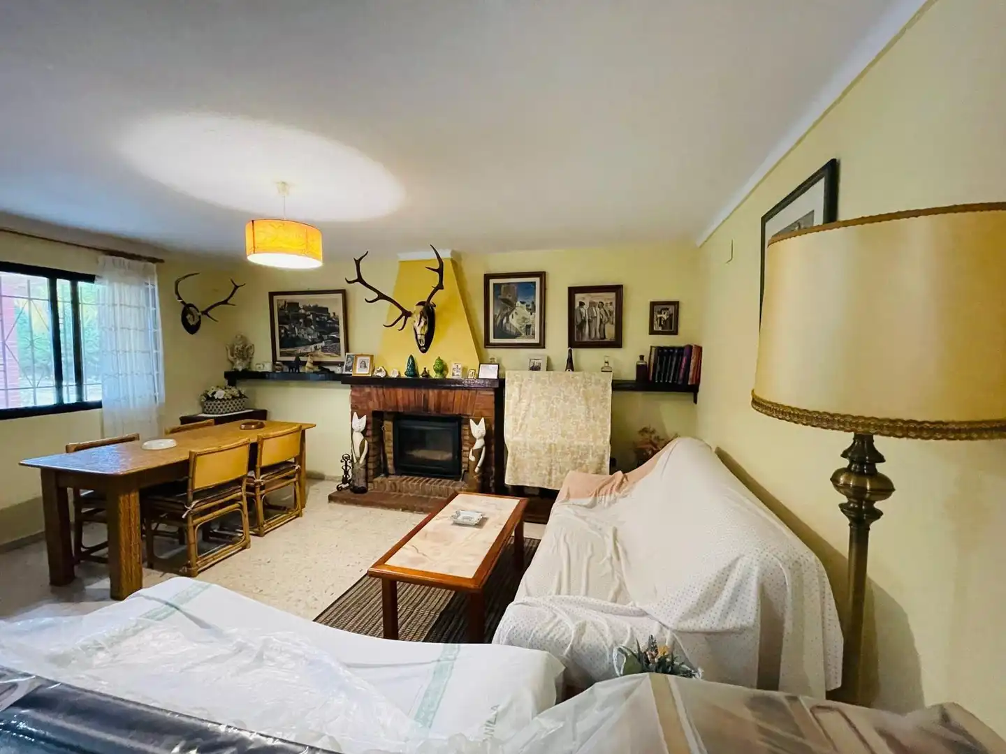 Sala de estar de Casa o chalet en venta en Casar de Cáceres con Aire acondicionado, Jardín privado y Terraza