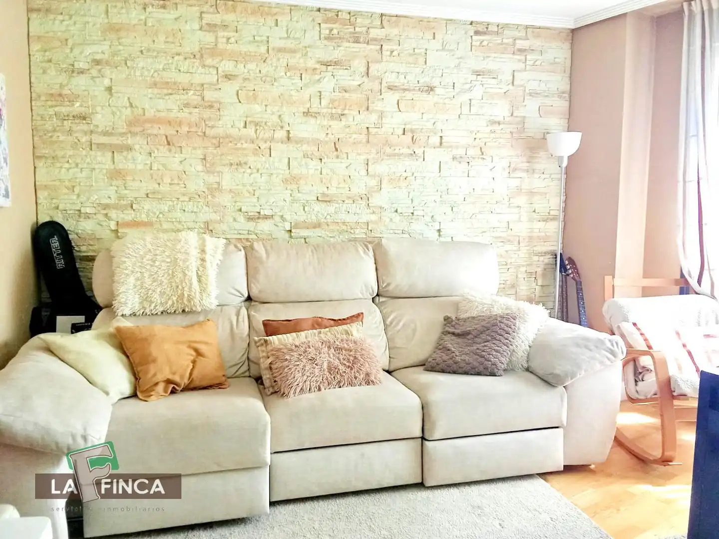 Living room of Flat for sale in Siero  with Heating, Terrace and Storage room