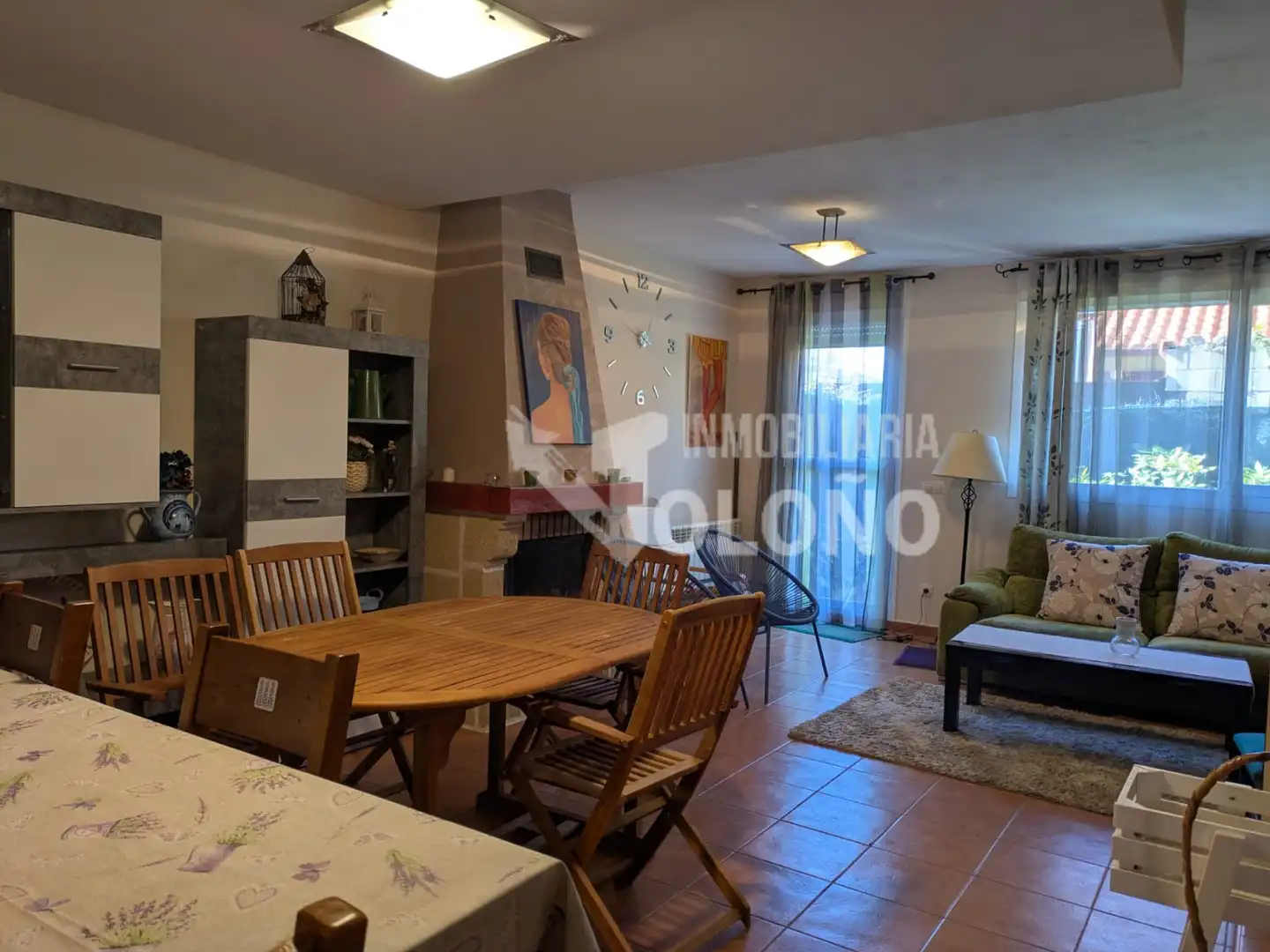 Wohnzimmer von Haus oder Chalet zur Miete in Anguciana mit Heizung, Privatgarten und Parkett