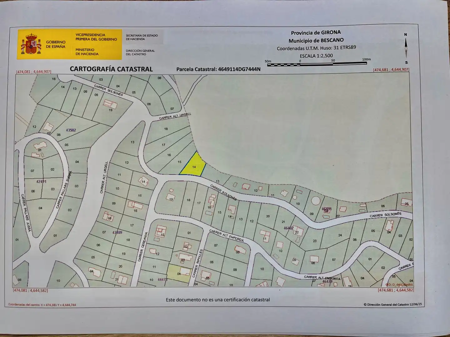 Terrain résidentiel à vendre à Urbanizacion Mas Llunes 1723, imagen 5