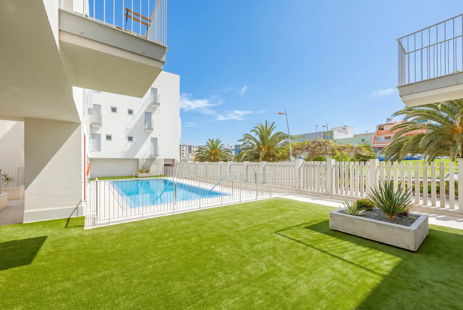 Piscina de Piso de alquiler en Las Palmas de Gran Canaria con Jardín privado, Trastero y Piscina