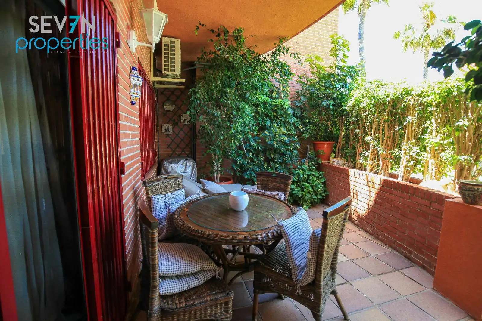 Terraza de Casa adosada en venta en Alicante / Alacant con Aire acondicionado, Calefacción y Piscina
