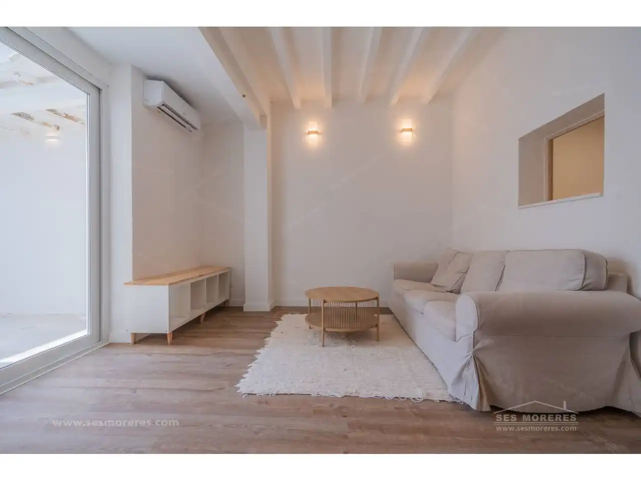 Sala de estar de Casa o chalet en venta en Maó - Mahón con Aire acondicionado, Parquet y Terraza