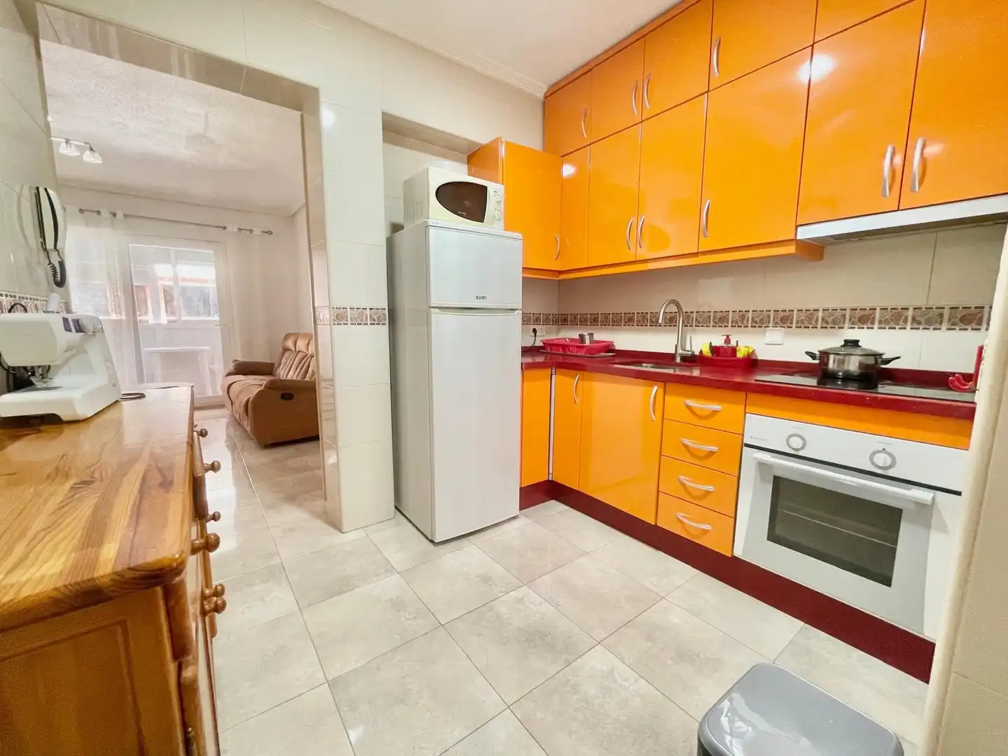 Kitchen of Apartments for rent in Torrevieja  with Air Conditioner, Heating and Furnished