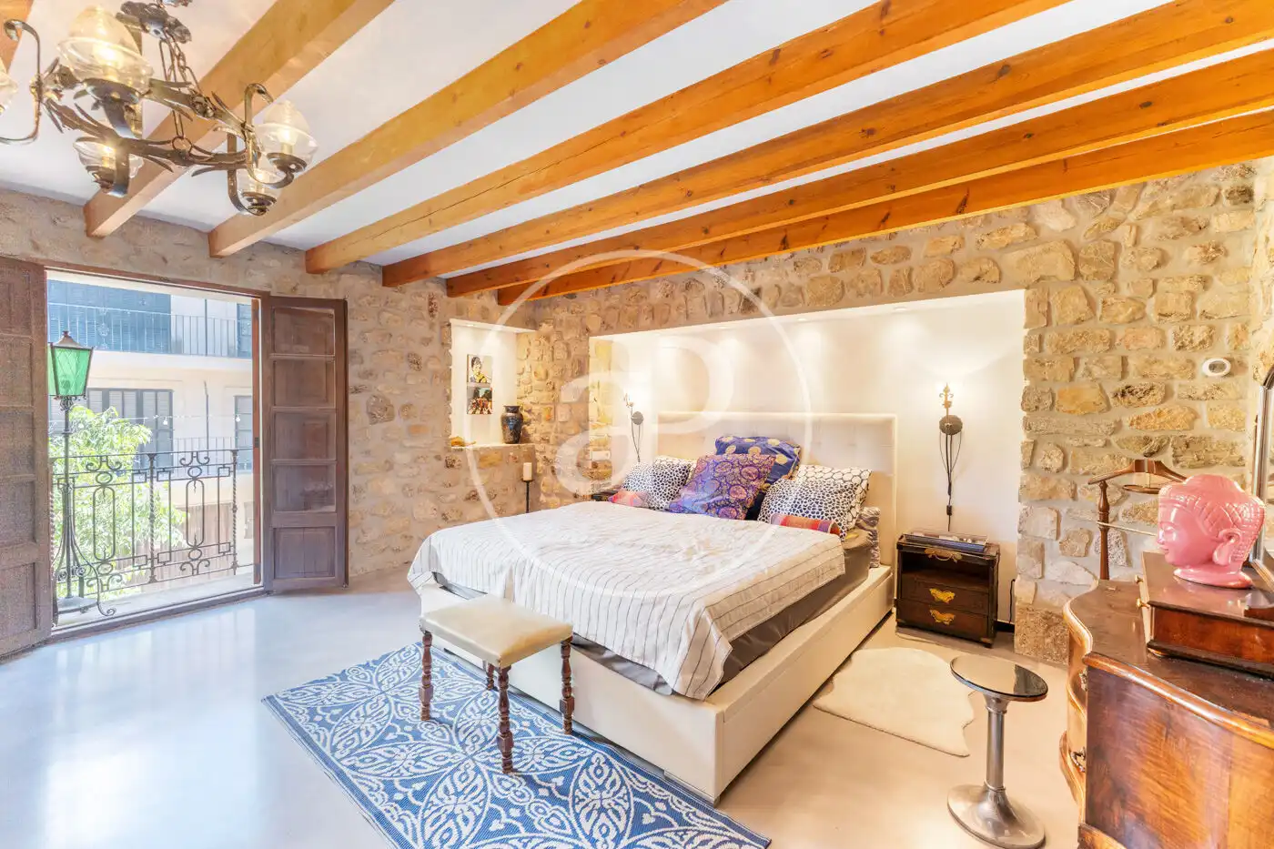 Habitación de Casa adosada en venta en Mancor de la Vall con Aire acondicionado, Calefacción y Jardín privado