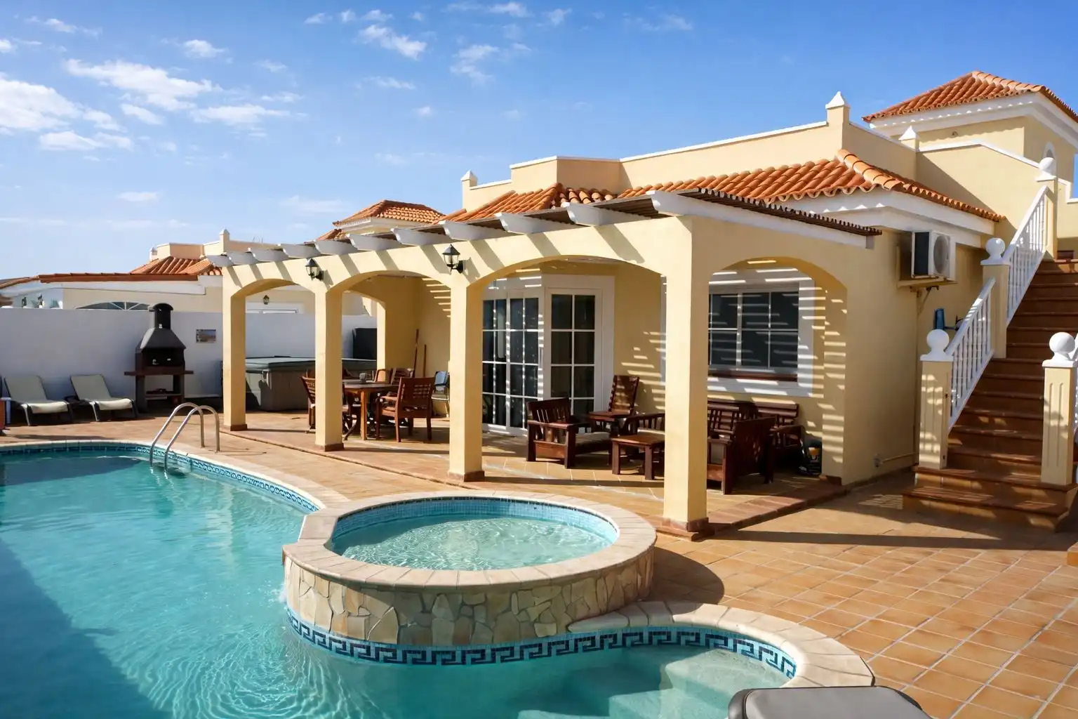 Terraza de Casa o chalet en venta en Antigua con Aire acondicionado, Calefacción y Jardín privado