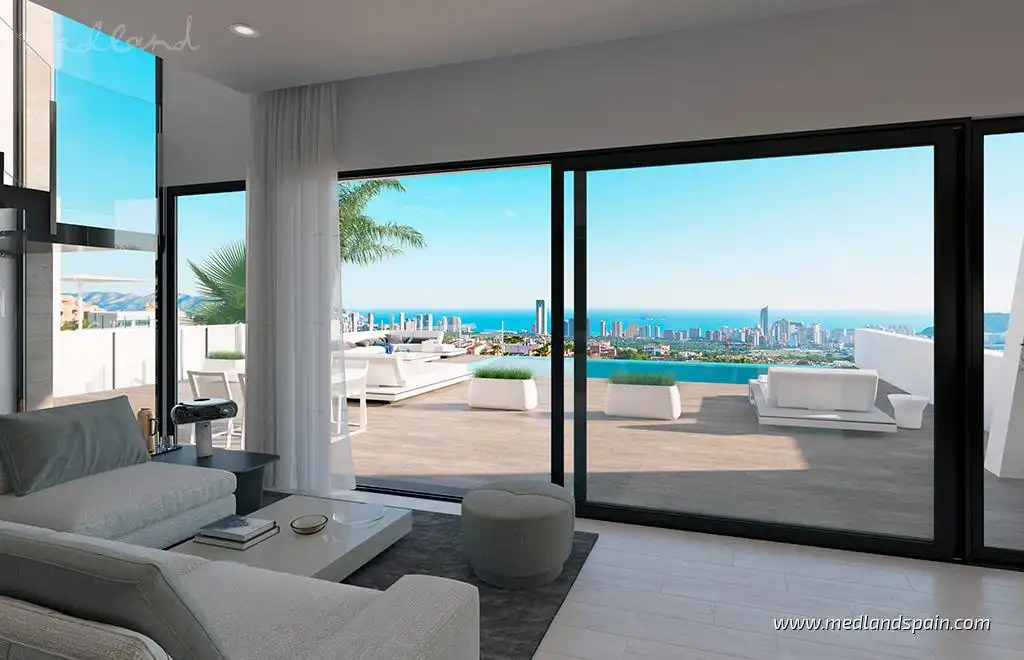 Detached house with garden for sale in Balcón de Finestrat - Terra Marina, imagen 2