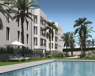 Swimming pool of Apartment for sale in  Murcia Capital  with Air Conditioner, Private garden and Terrace