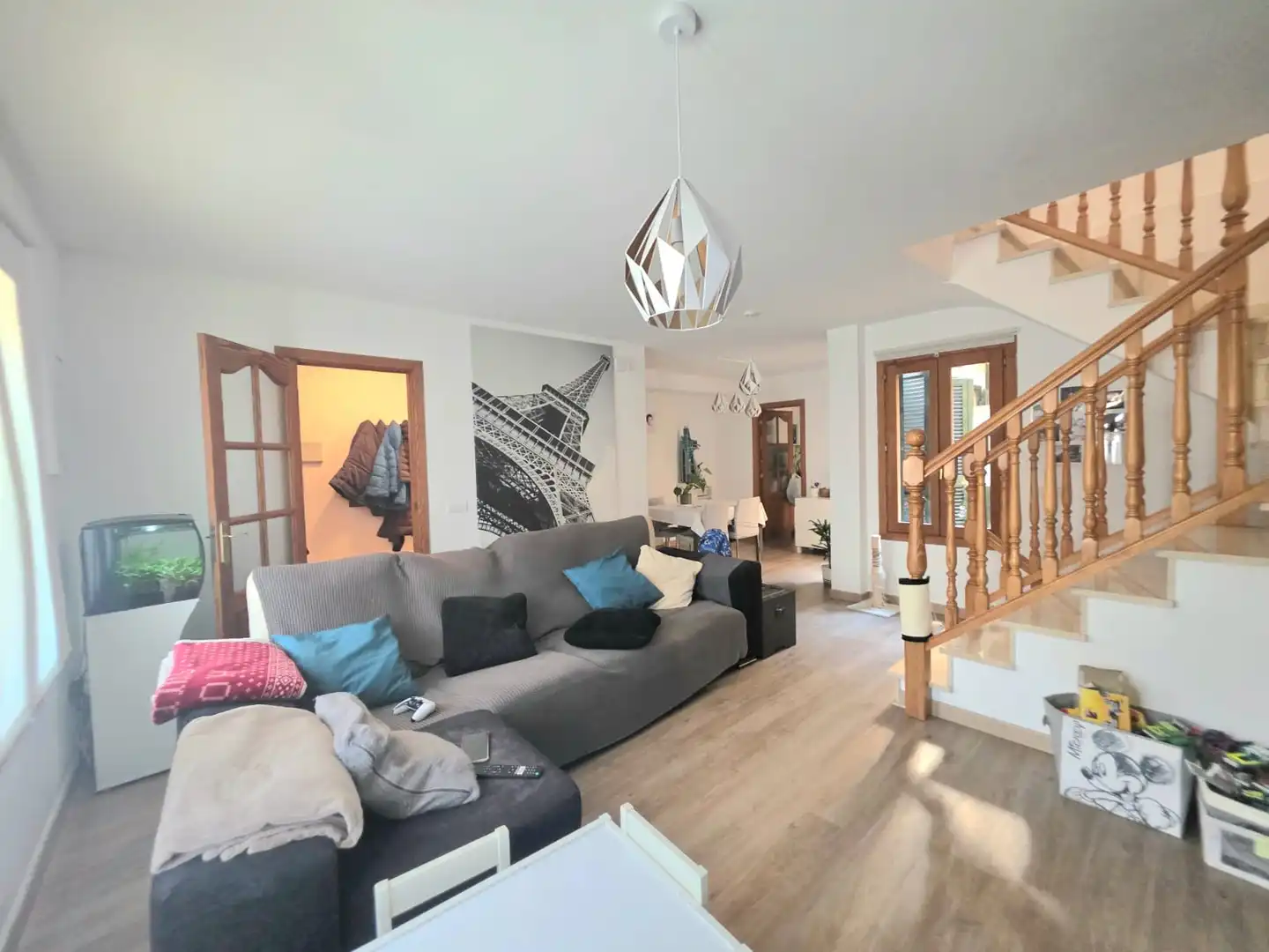 Sala d'estar de Casa adosada en venda en Consell amb Aire condicionat i Traster