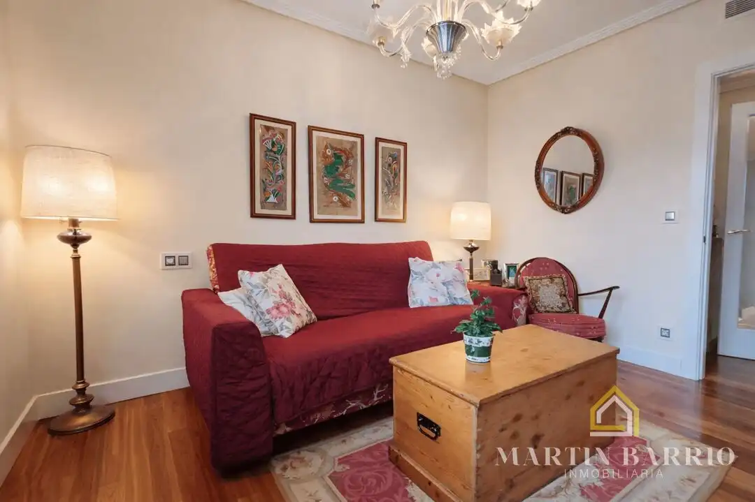 Sala de estar de Piso en venta en Getxo  con Aire acondicionado, Calefacción y Jardín privado