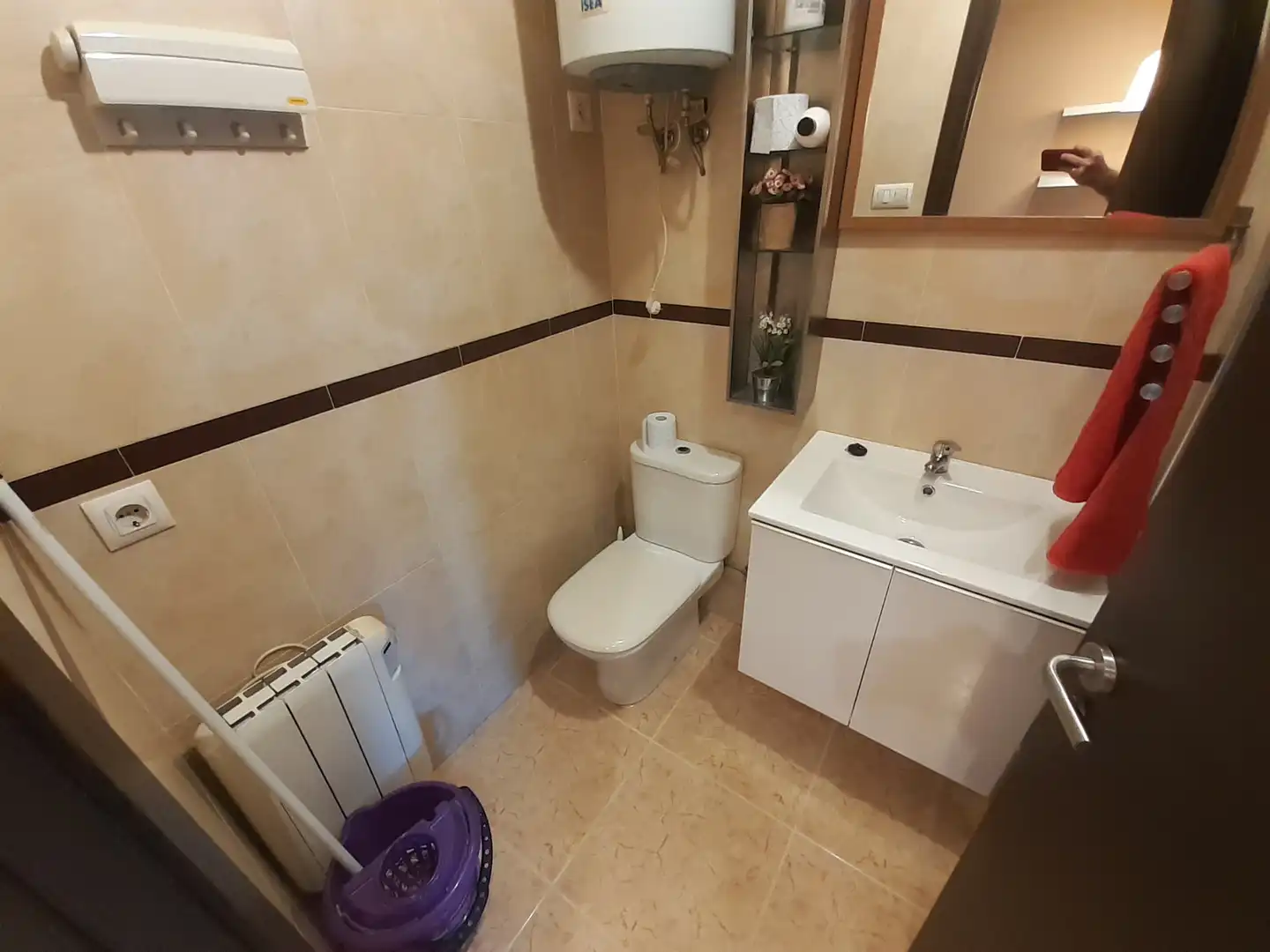 Bany de Estudi de lloguer en Ourense Capital  amb Calefacció, Parquet i Moblat